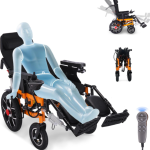 Reclining electric wheelchair