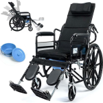 Reclining Wheelchair Commode