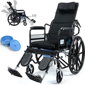 Reclining Wheelchair Commode
