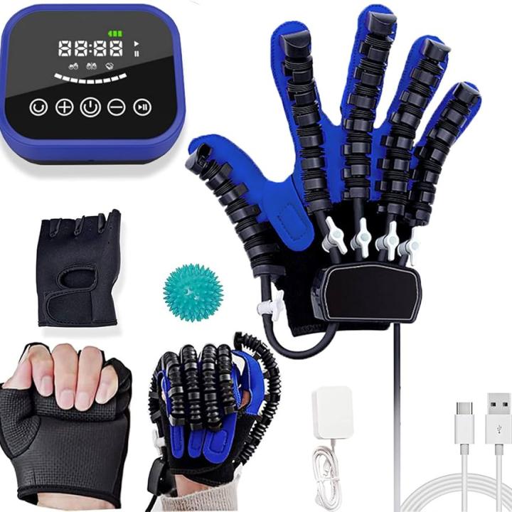 Rehabilitation single hand robotic gloves