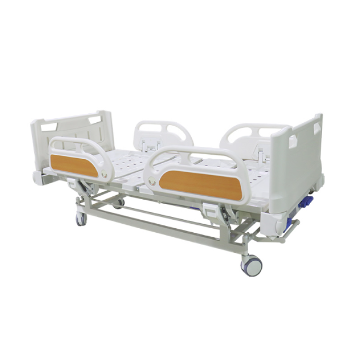 Hospital bed double crank