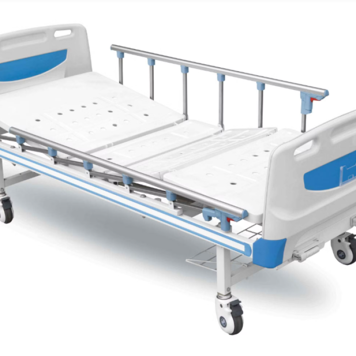 Hospital bed double crank